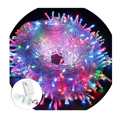 Decorative String Lights 66ft 200 LED 8 Color Changing Modes Fairy Twinkle RGB